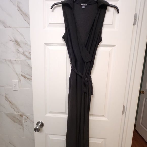 Nina Leonard Solid Tie Waist Jumpsuit - Picture 4 of 9